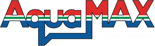 AquaMAX logo for hot water heaters, serving Gympie and surrounding areas
