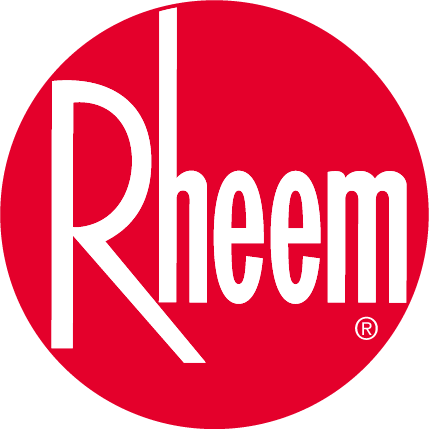 Rheem logo for hot water heaters, supplying hot water systems in Gympie